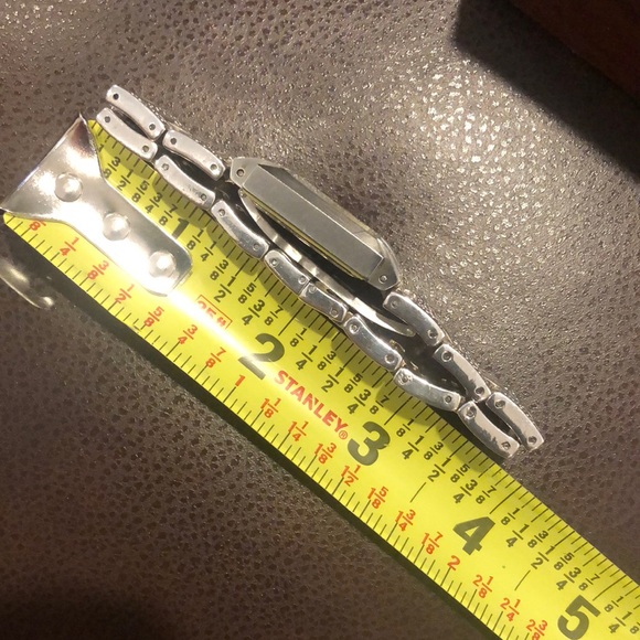 LOIS HILL Sterling Silver Watch Square Face Silver Band - Picture 12 of 17